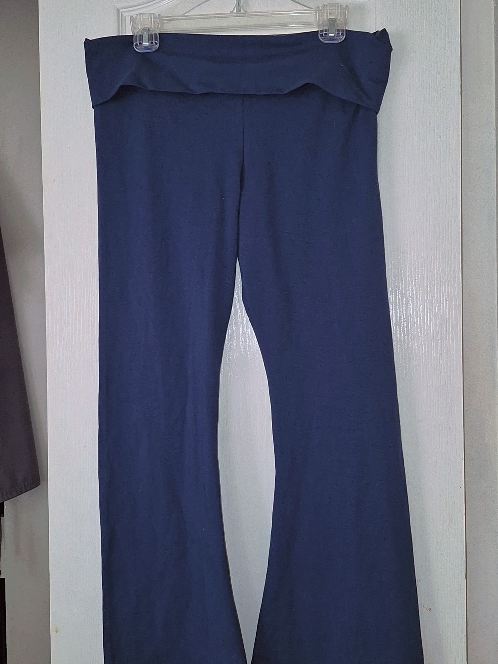 PINK Victoria's Secret Navy Fold-Over Wide Leg Pants